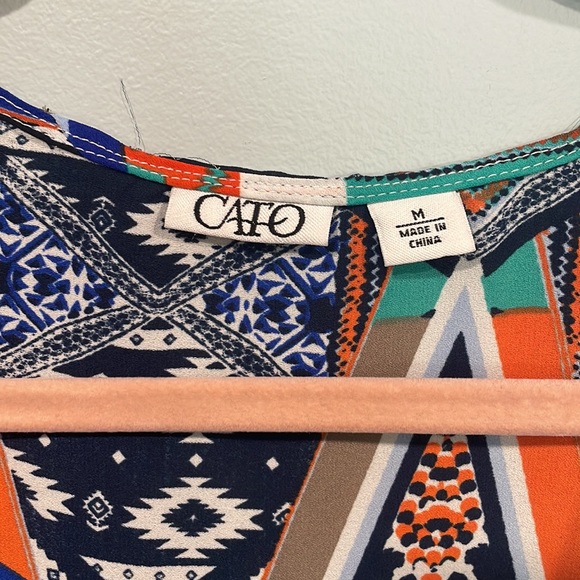 Aztec printed women’s kimono duster - Picture 4 of 6